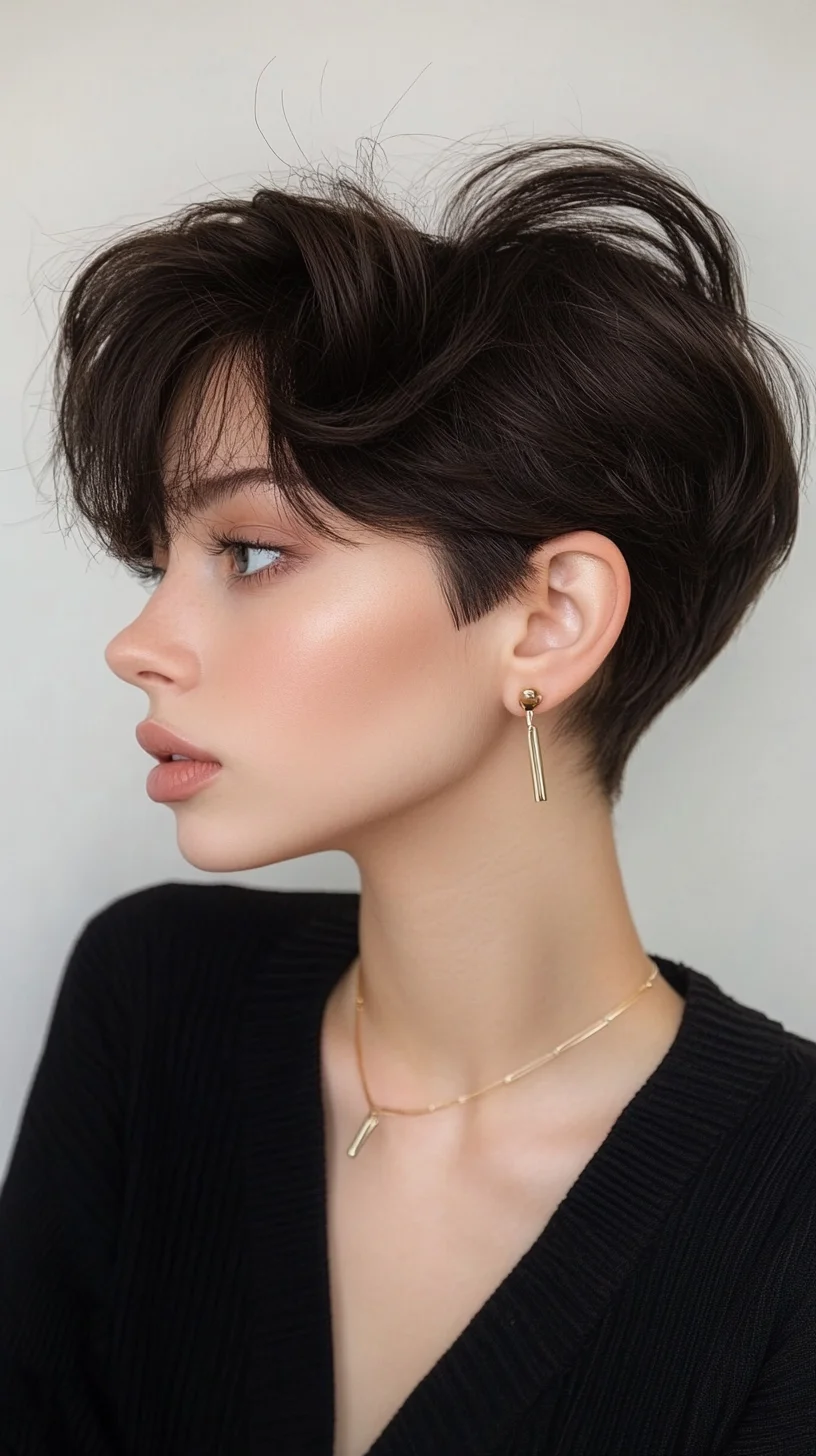 Effortlessly Chic: The Modern Textured Pixie Cut for Everyday Glam