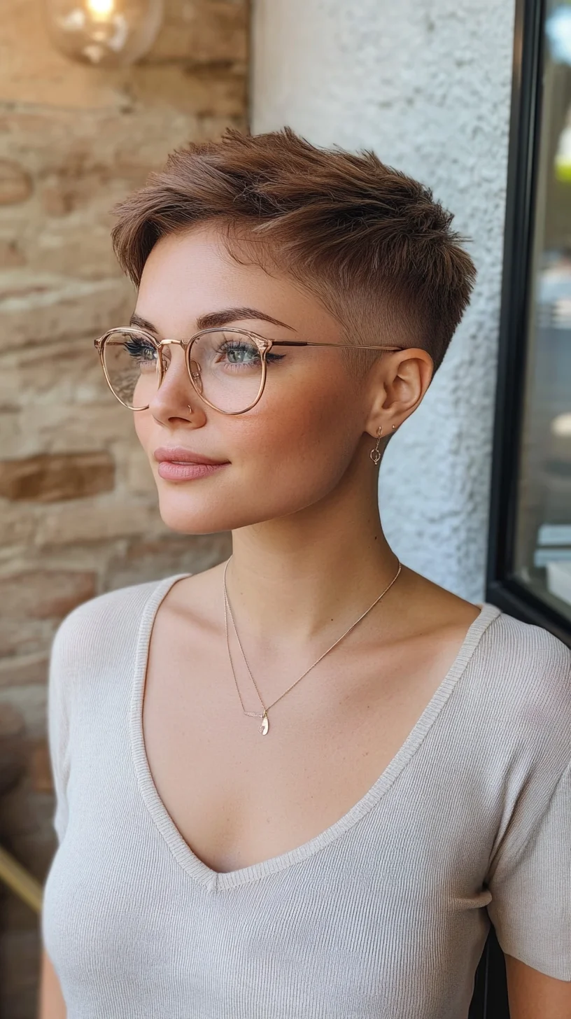 Effortlessly Chic: The Modern Textured Pixie Cut You Need to Try