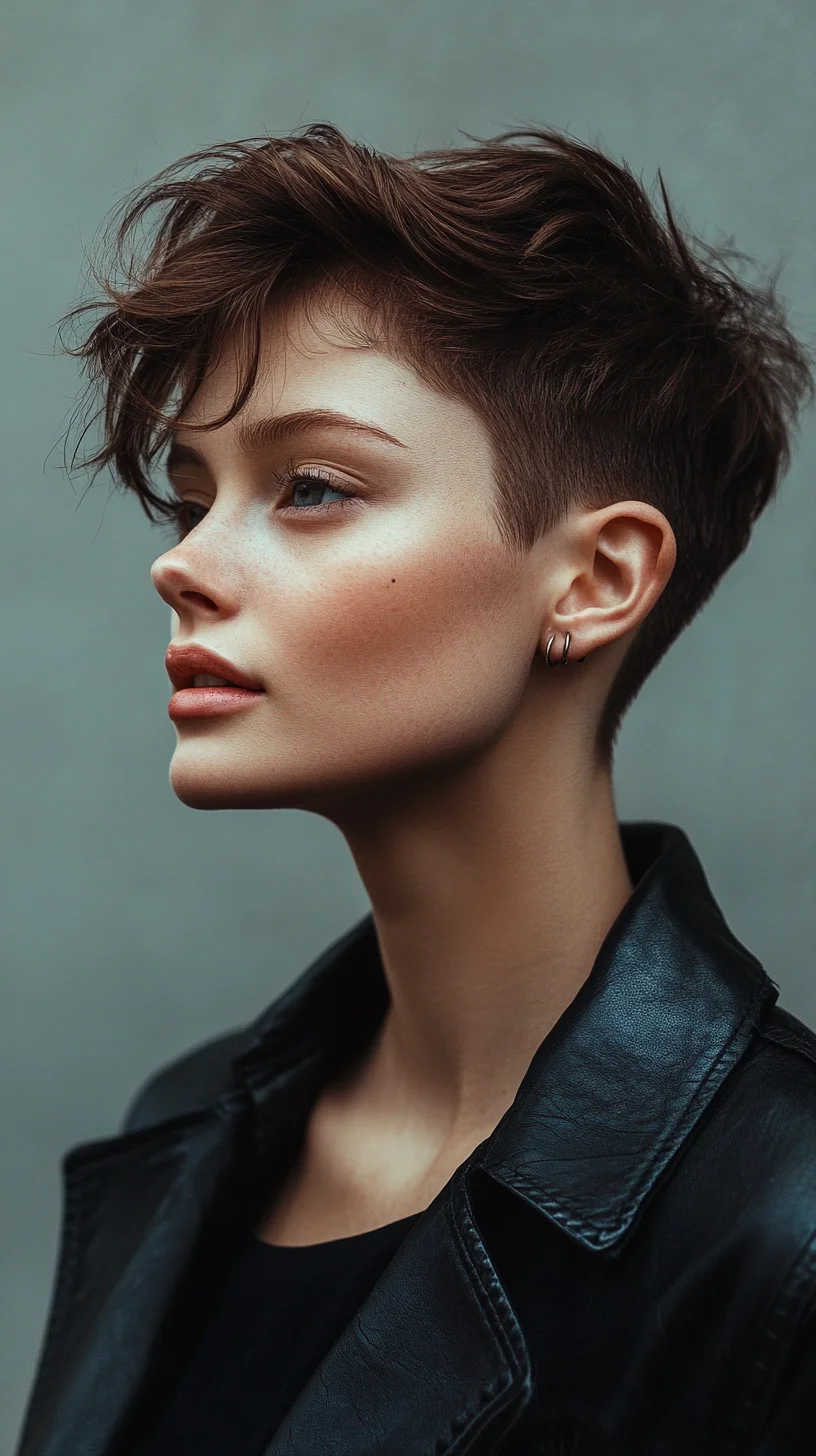 Effortlessly Chic: The Modern Textured Pixie for Bold Styles