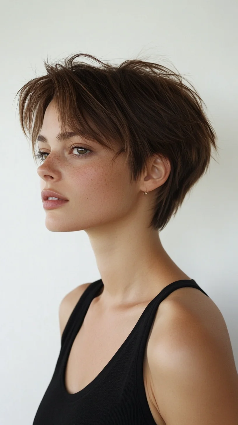 Effortlessly Chic: The Modern Textured Pixie