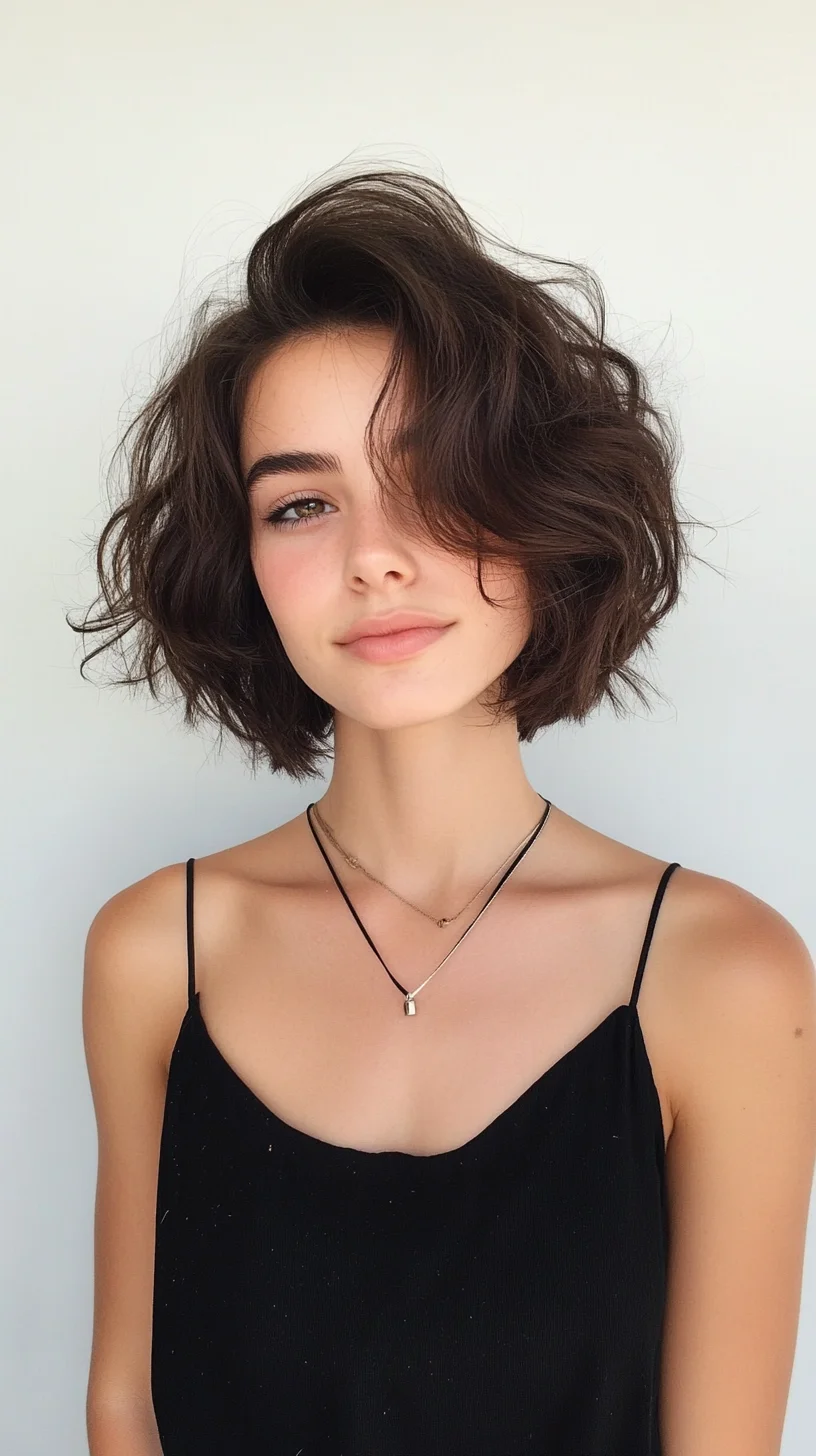 Effortlessly Chic: The Modern Tousled Bob