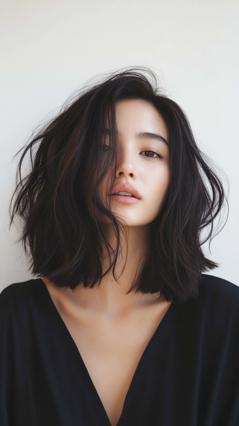 Effortlessly Chic: The Modern Tousled Bob