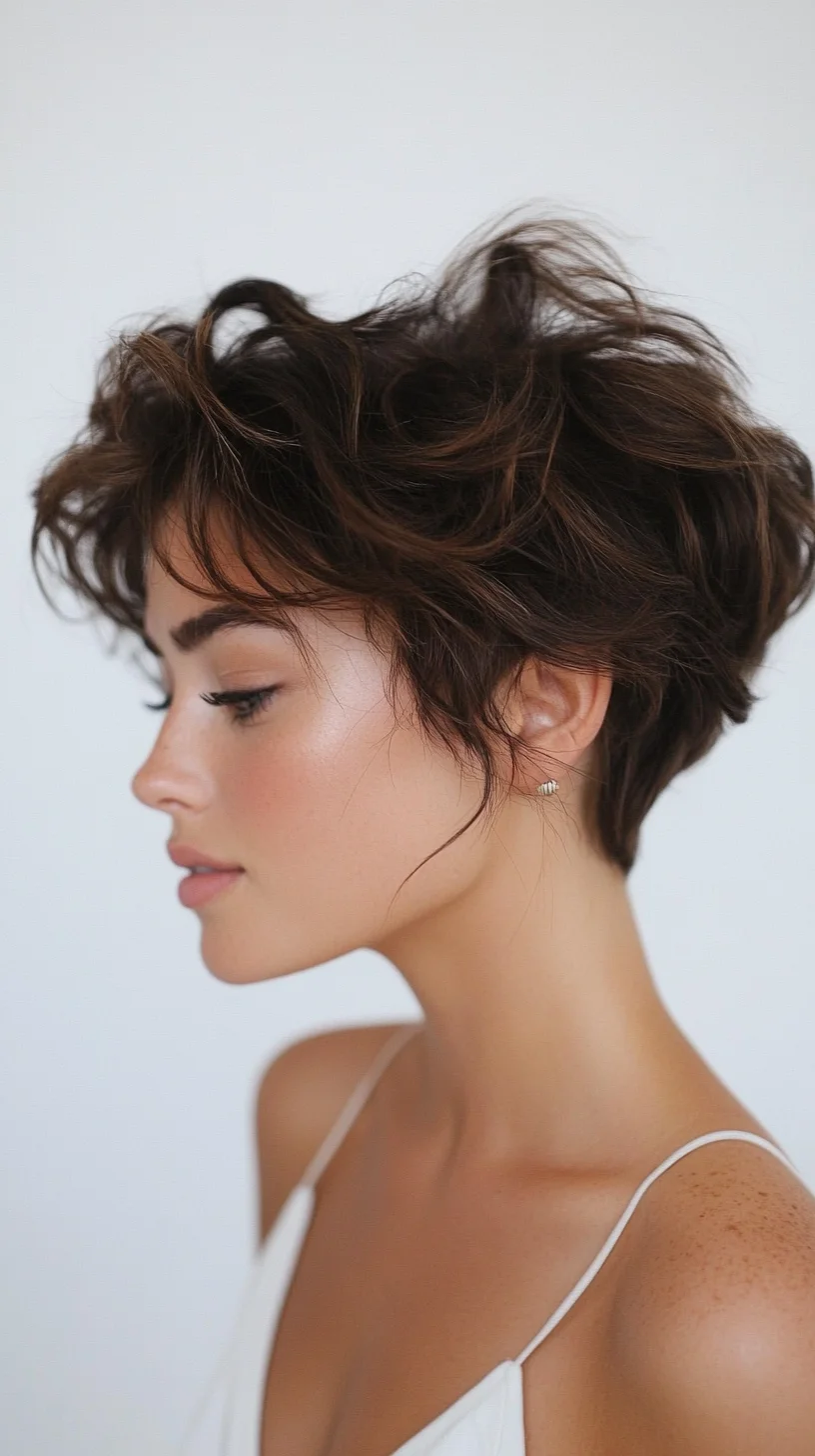 Effortlessly Chic: The Modern Tousled Pixie