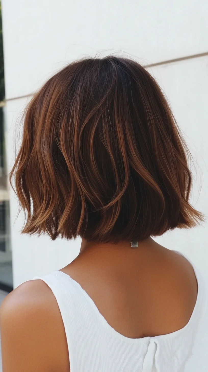 Effortlessly Chic: The Modern Wavy Bob for Any Occasion