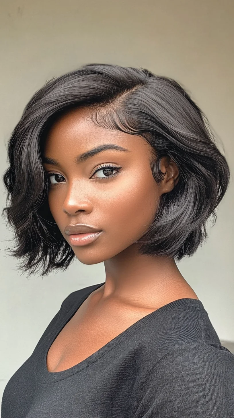 Effortlessly Chic: The Perfect Lob with Soft Waves for Every Occasion