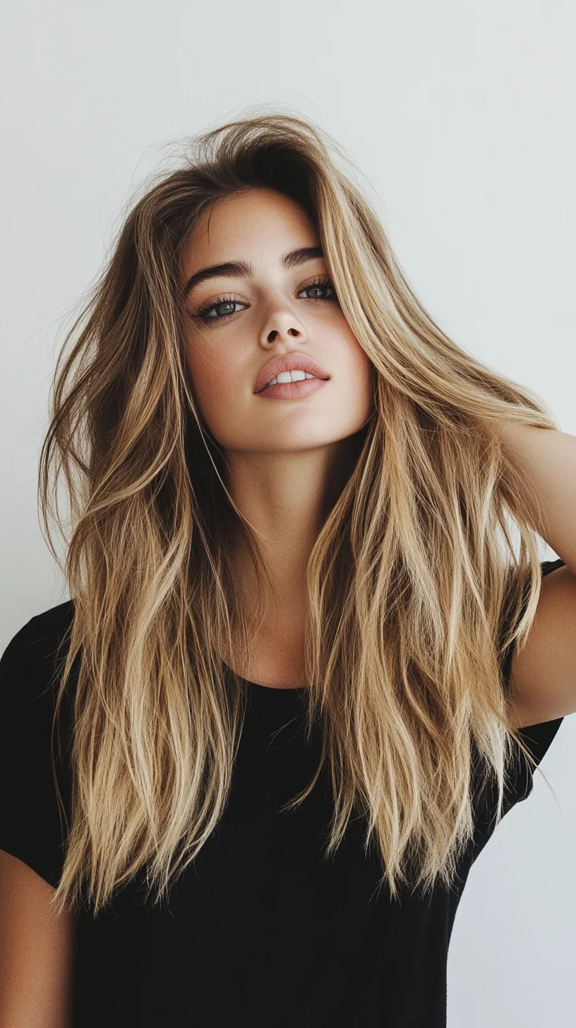 Effortlessly Chic: The Perfect Long Layered Waves