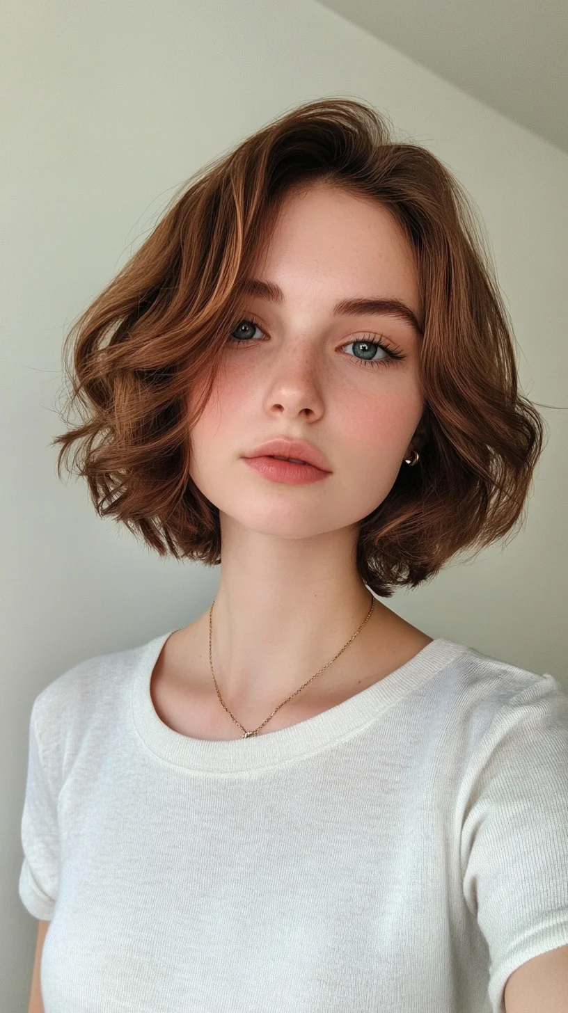 Effortlessly Chic: The Perfect Loose Waves for a Modern Lob Look