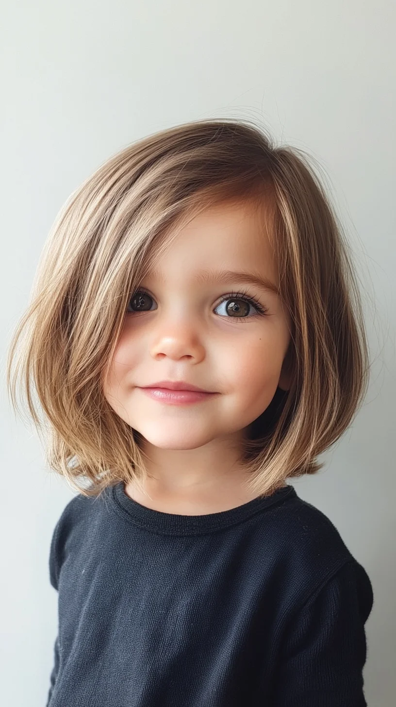 Effortlessly Chic: The Playful Lob for Little Ones