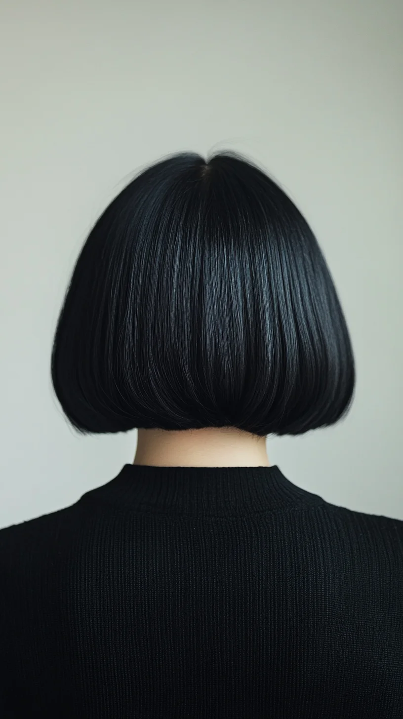 Effortlessly Chic: The Sleek Blunt Bob for Modern Elegance