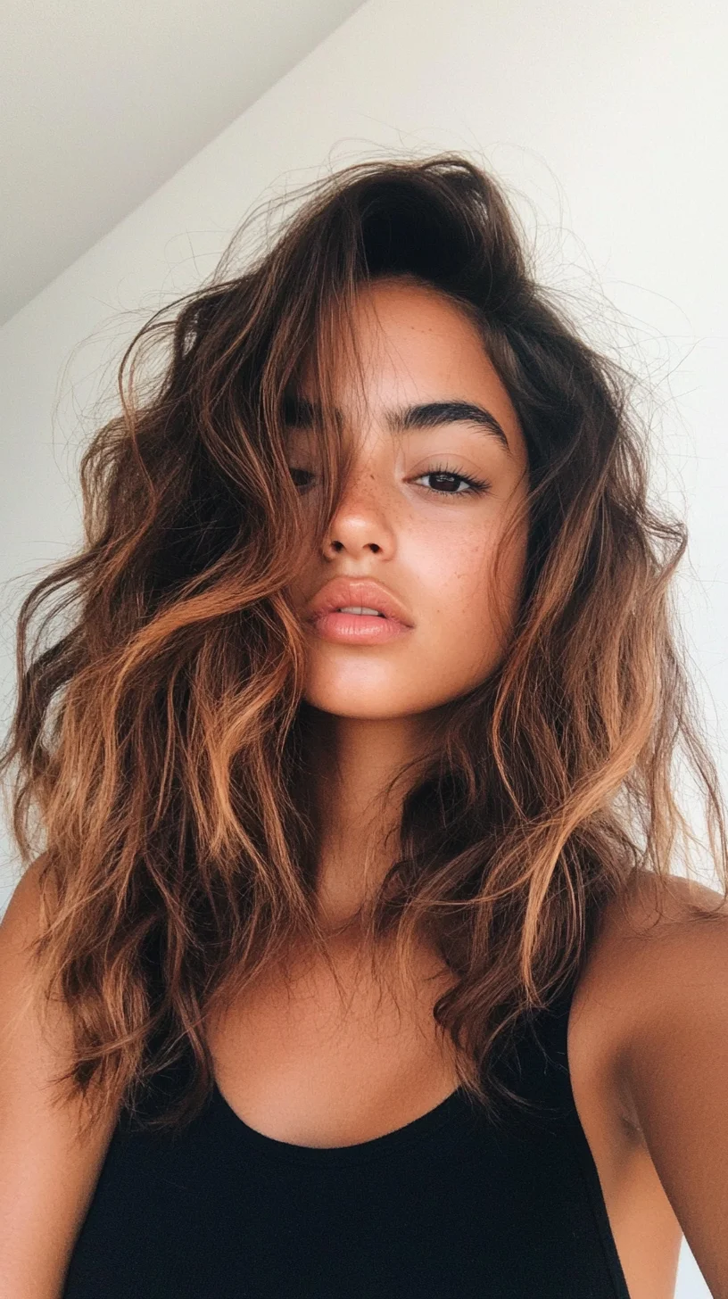 Effortlessly Chic: The Textured Beach Waves Hairstyle