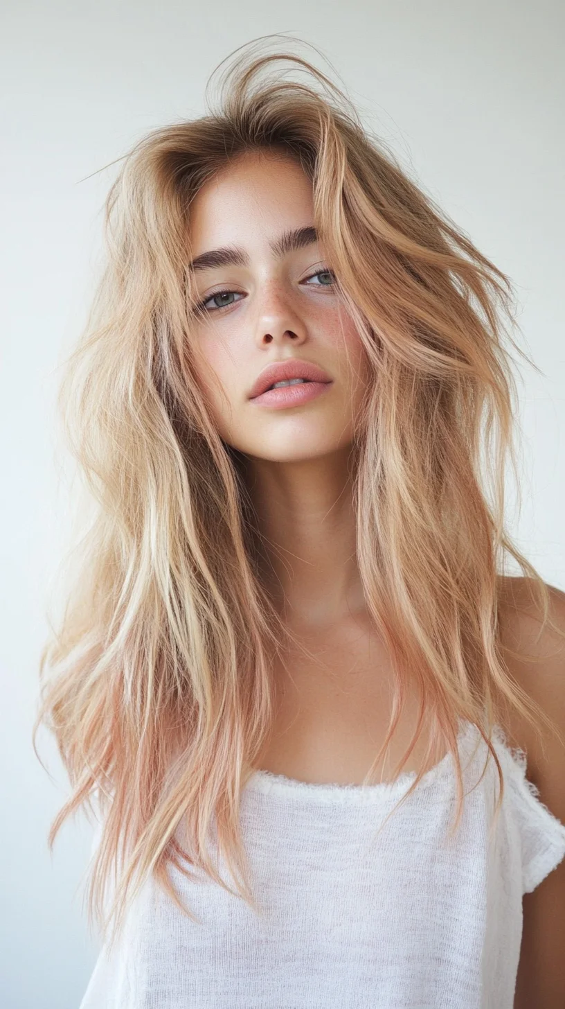 Effortlessly Chic: The Textured Beachy Waves Hairstyle