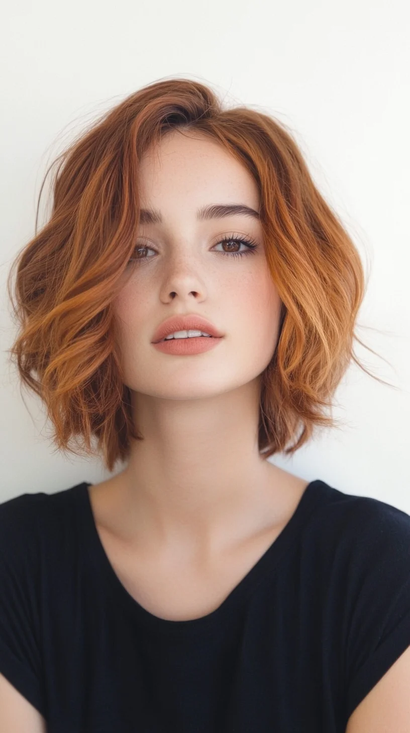 Effortlessly Chic: The Textured Bob