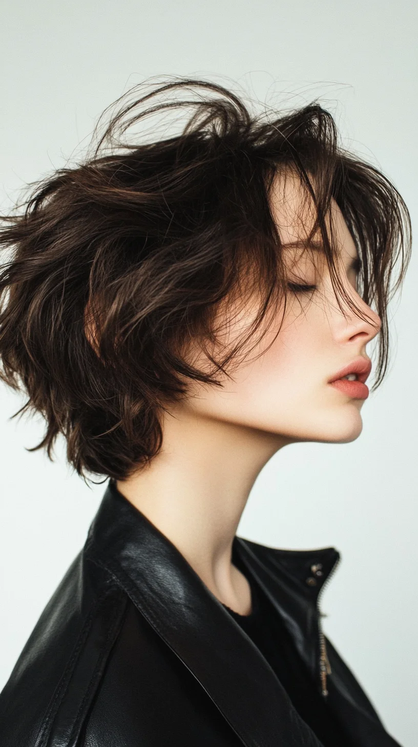 Effortlessly Chic: The Textured Bob for a Modern, Edgy Look