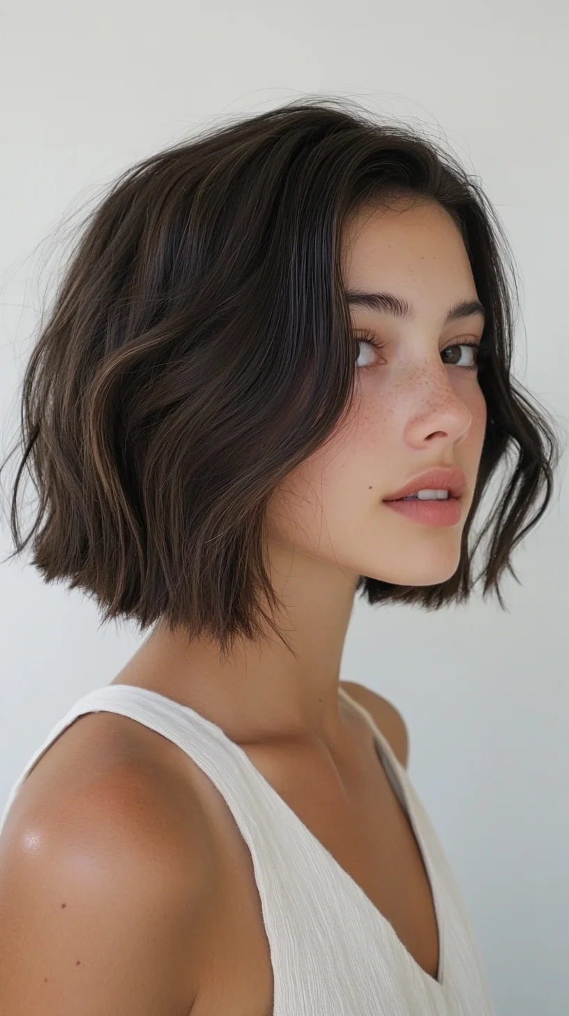 Effortlessly Chic: The Textured Bob for a Modern Look