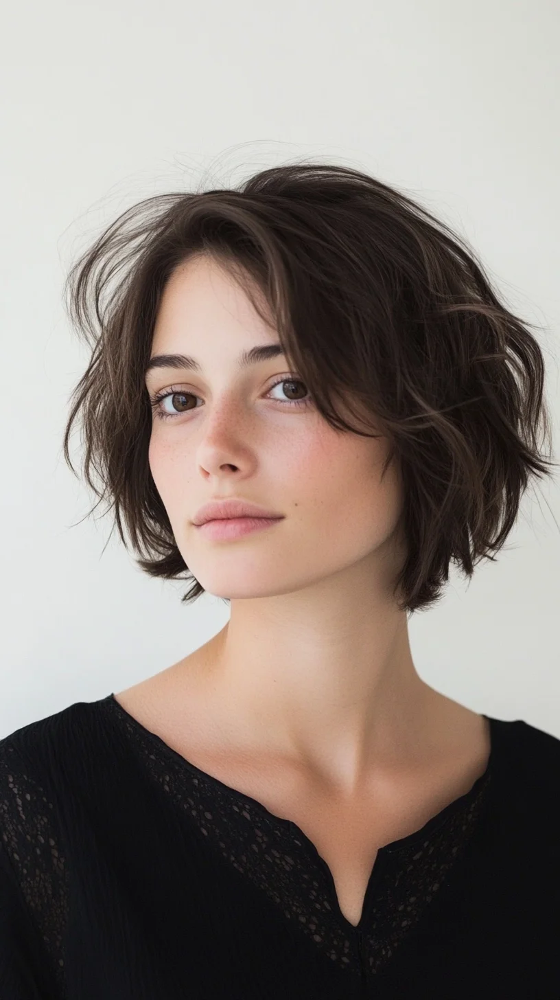 Effortlessly Chic: The Textured Bob for Every Face Shape