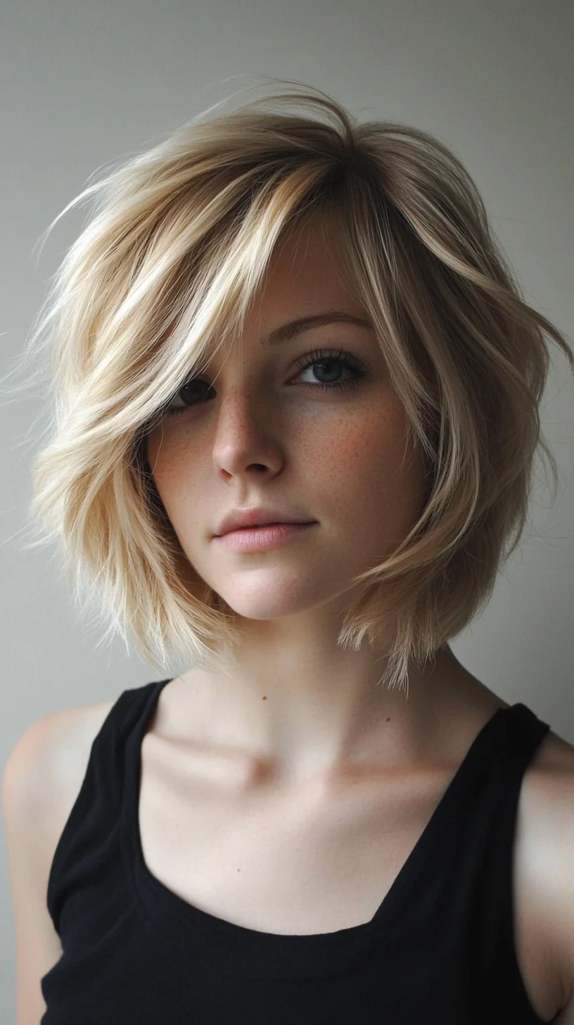 Effortlessly Chic: The Textured Bob That Elevates Any Look