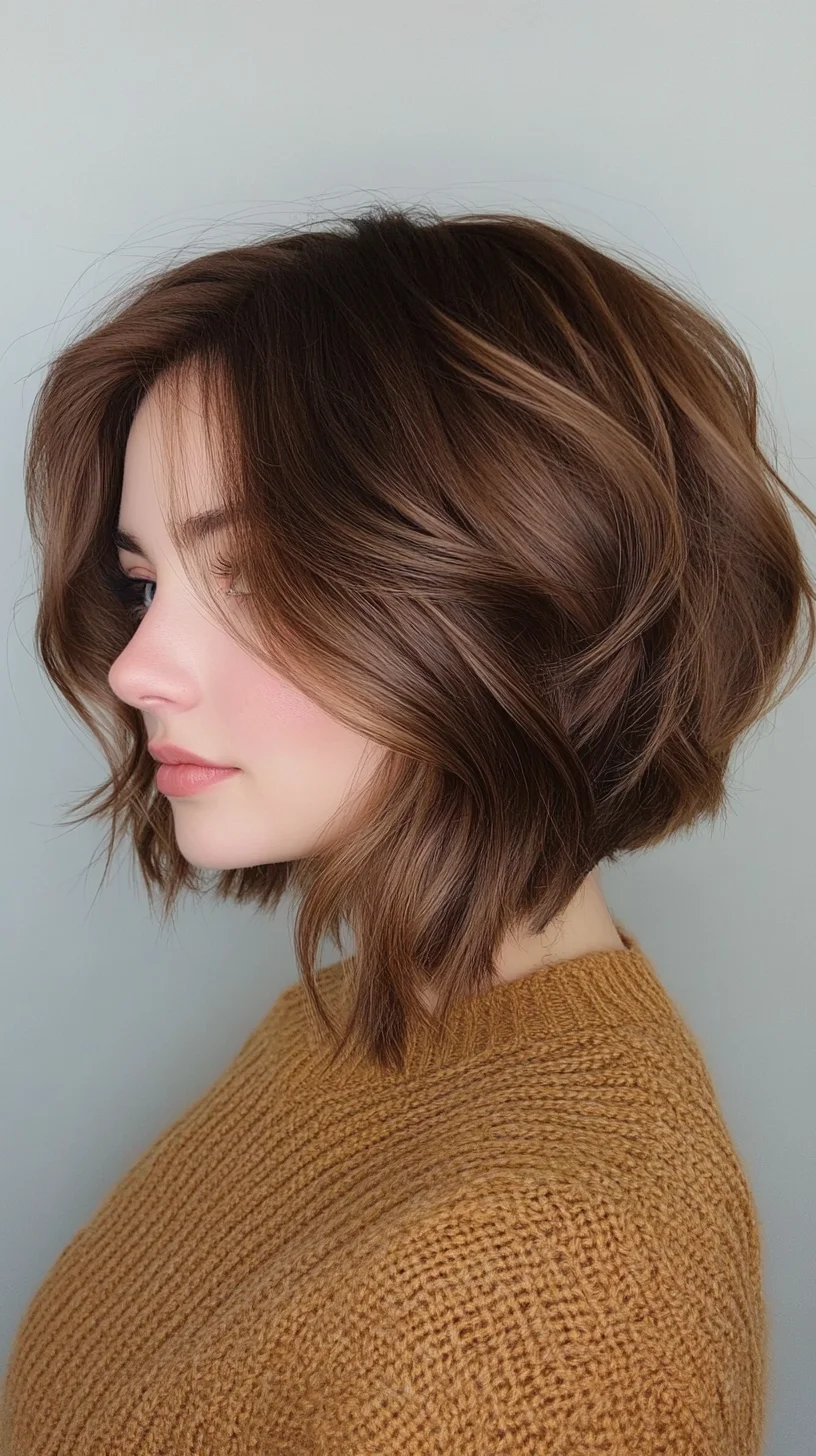 Effortlessly Chic: The Textured Bob That Elevates Your Look