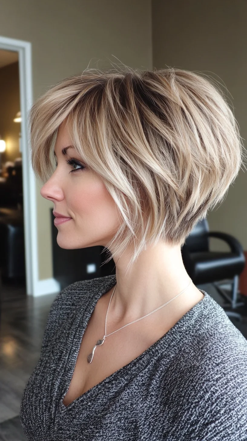 Effortlessly Chic: The Textured Bob with Soft Layers and Dimensional Color