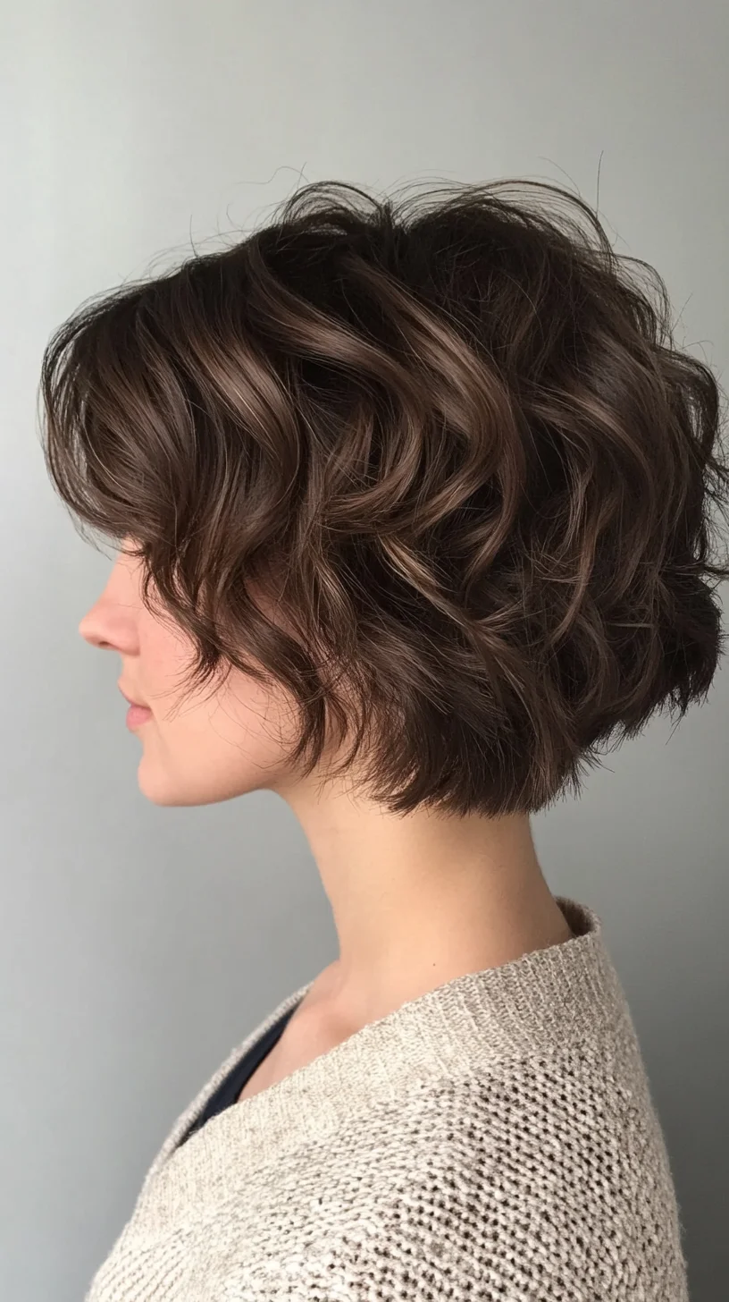 Effortlessly Chic: The Textured Bob with Soft Waves