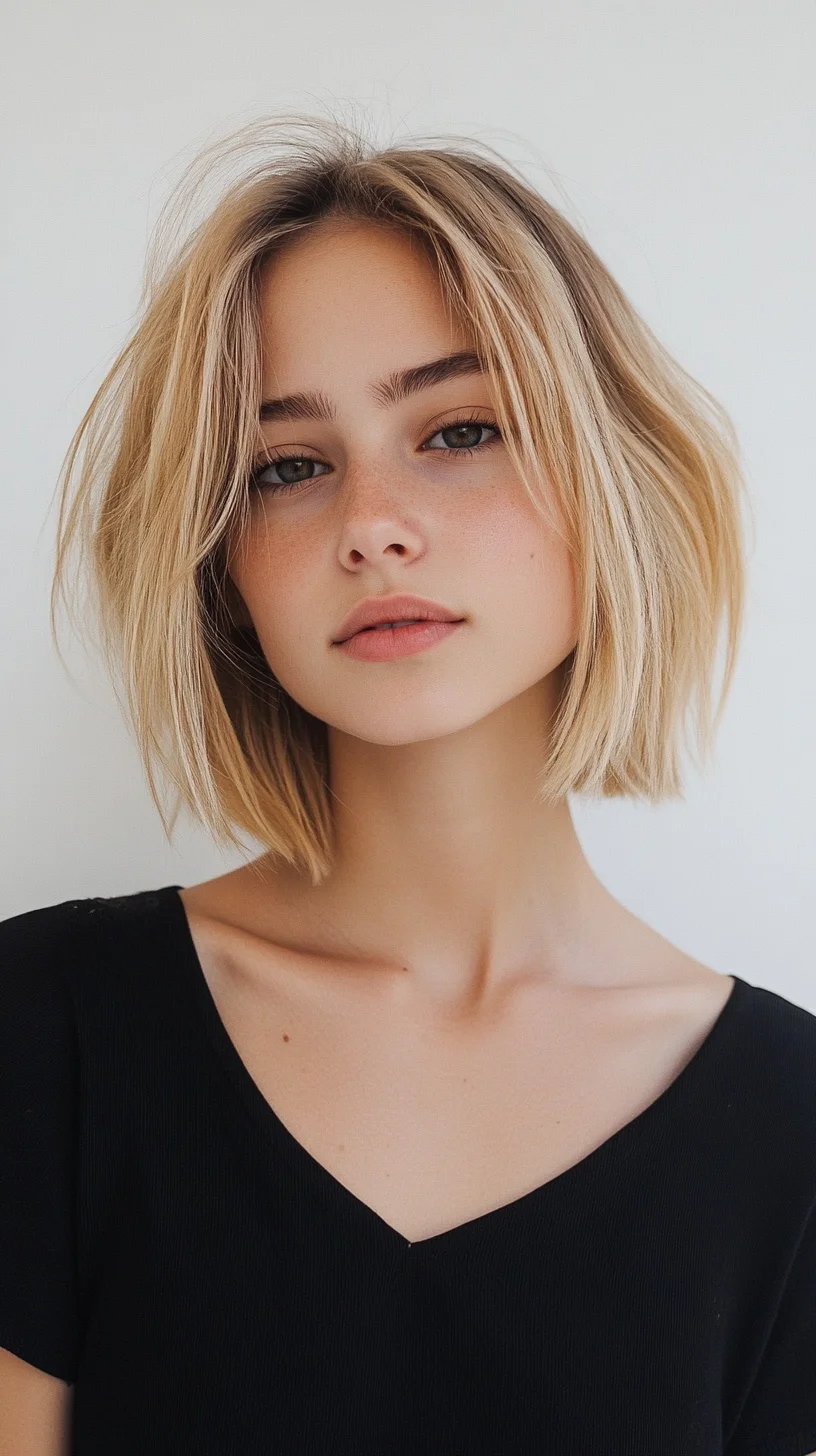 Effortlessly Chic: The Textured Bob