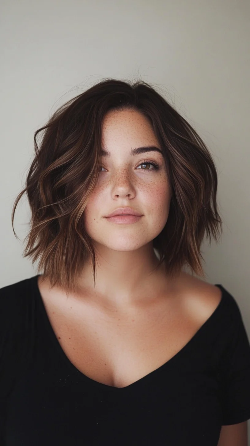 Effortlessly Chic: The Textured Lob