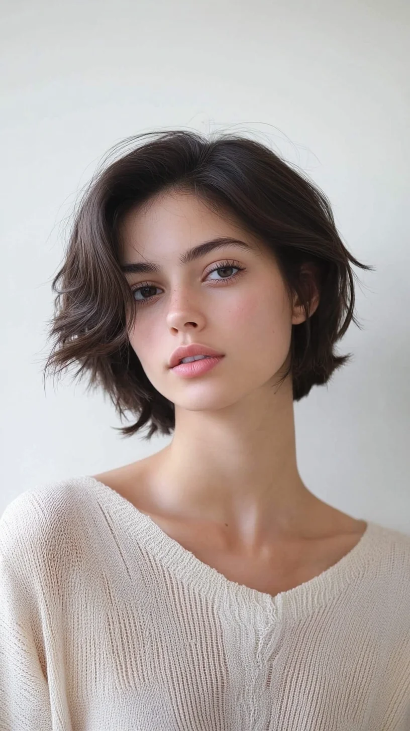 Effortlessly Chic: The Textured Lob for a Modern Look