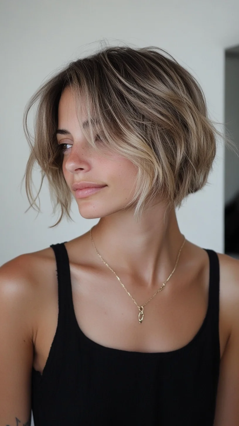 Effortlessly Chic: The Textured Lob That Elevates Your Look