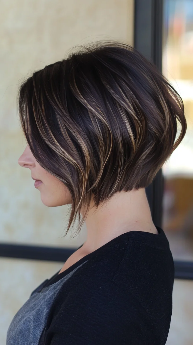 Effortlessly Chic: The Textured Lob with Stunning Highlights