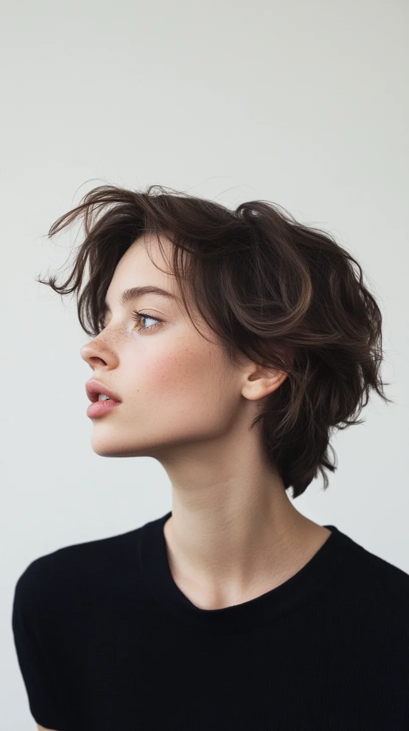 Effortlessly Chic: The Textured Modern Pixie