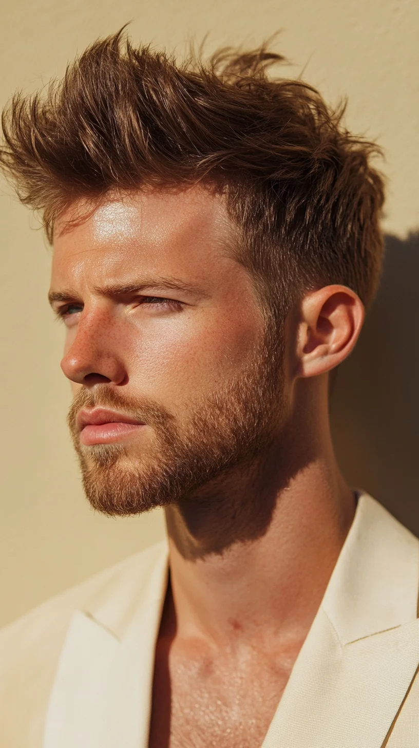 Effortlessly Chic: The Textured Modern Quiff for a Standout Look