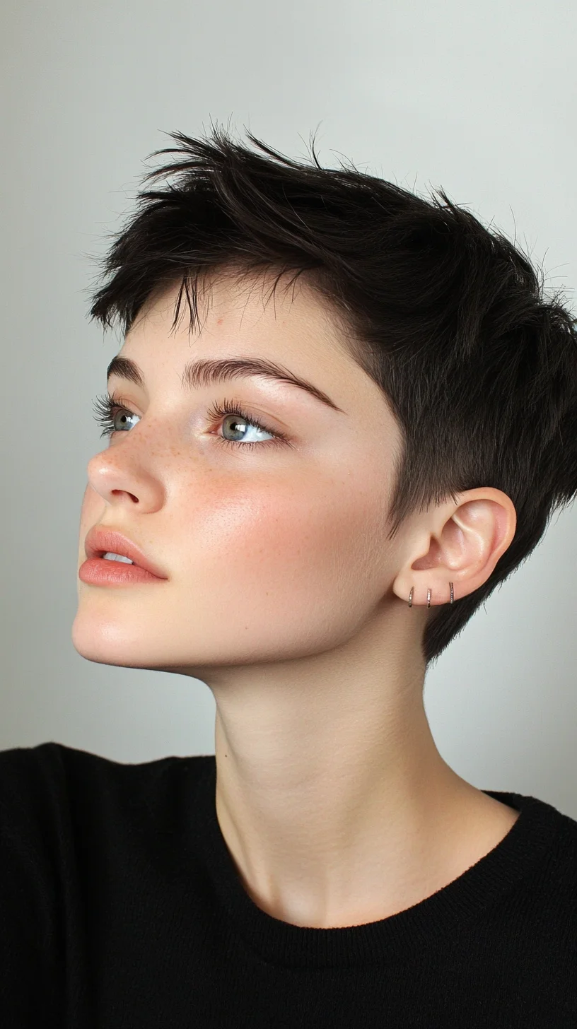 Effortlessly Chic: The Textured Pixie Cut Elevates Your Everyday Look