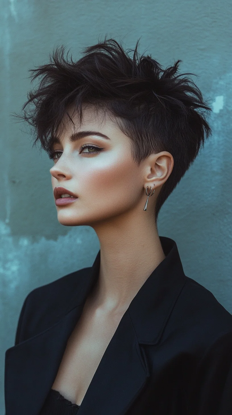 Effortlessly Chic: The Textured Pixie Cut for a Bold Statement