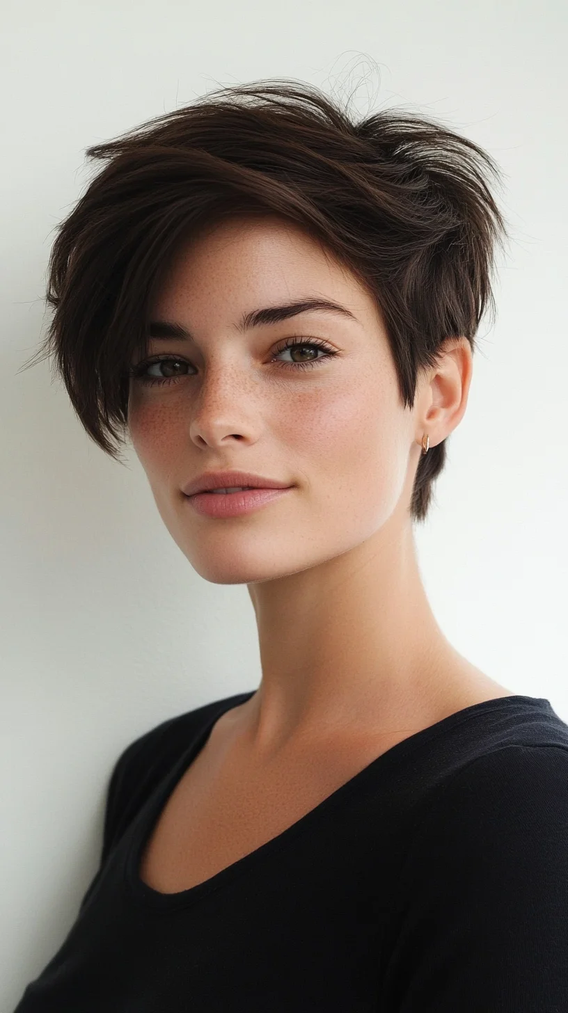 Effortlessly Chic: The Textured Pixie Cut for a Fresh and Fearless Look