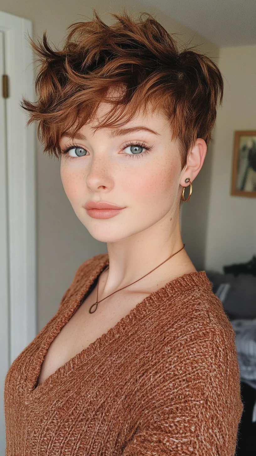 Effortlessly Chic: The Textured Pixie Cut for a Modern Look