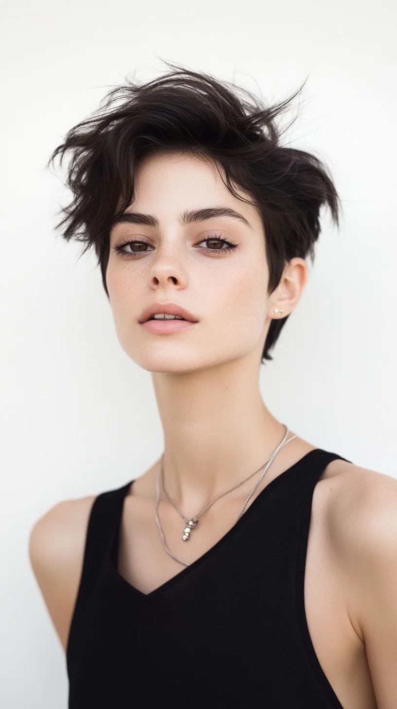 Effortlessly Chic: The Textured Pixie Cut for Modern Elegance