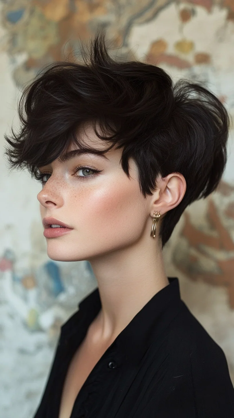 Effortlessly Chic: The Textured Pixie Cut that Turns Heads