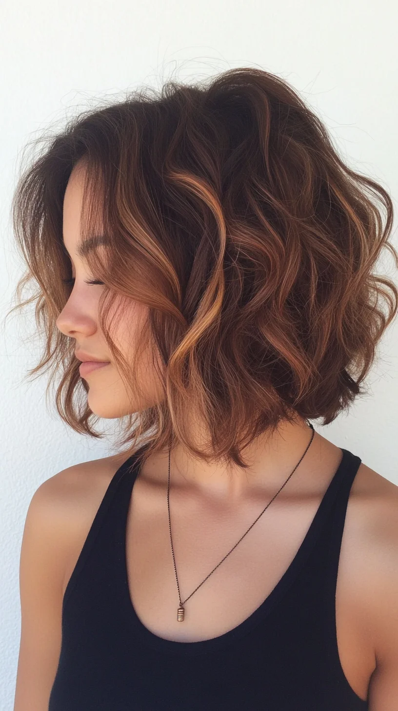 Effortlessly Chic: The Textured Wavy Bob for Every Occasion