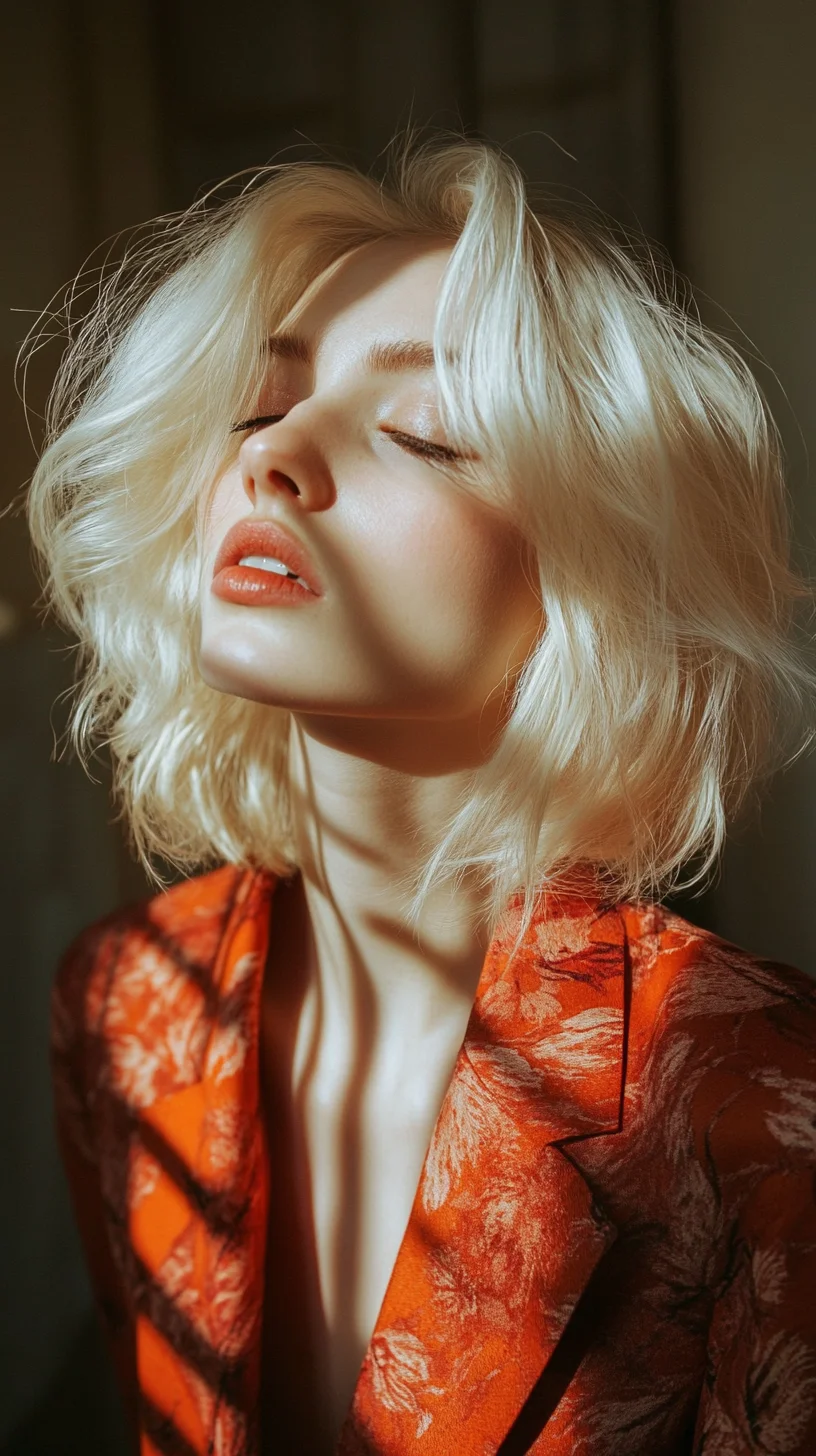 Effortlessly Chic: The Tousled Beachy Bob for Instant Glamour