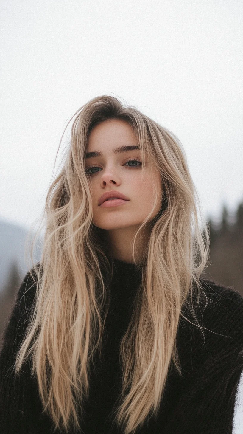 Effortlessly Chic: The Tousled Long Layered Look