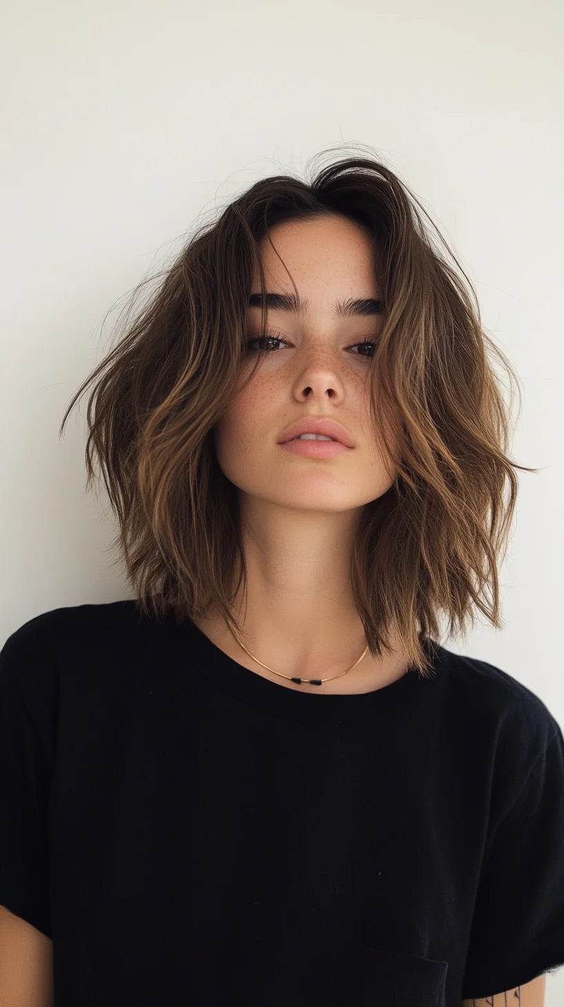 Effortlessly Chic: The Trendy Textured Bob