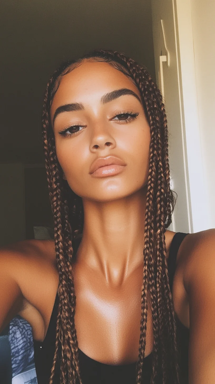 Effortlessly Chic: The Versatile Bohemian Box Braids