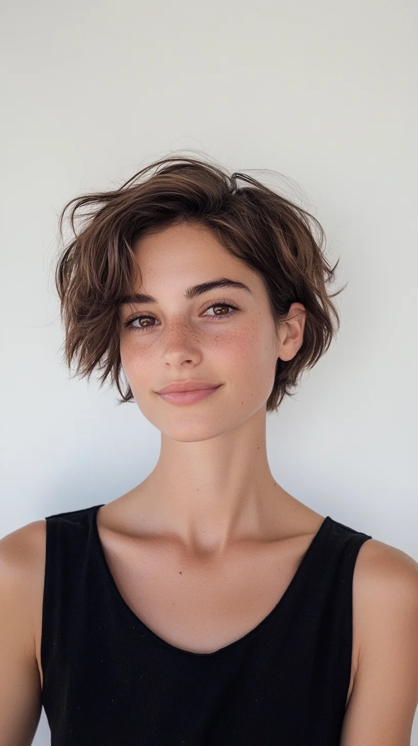 Effortlessly Chic: The Versatile Textured Bob