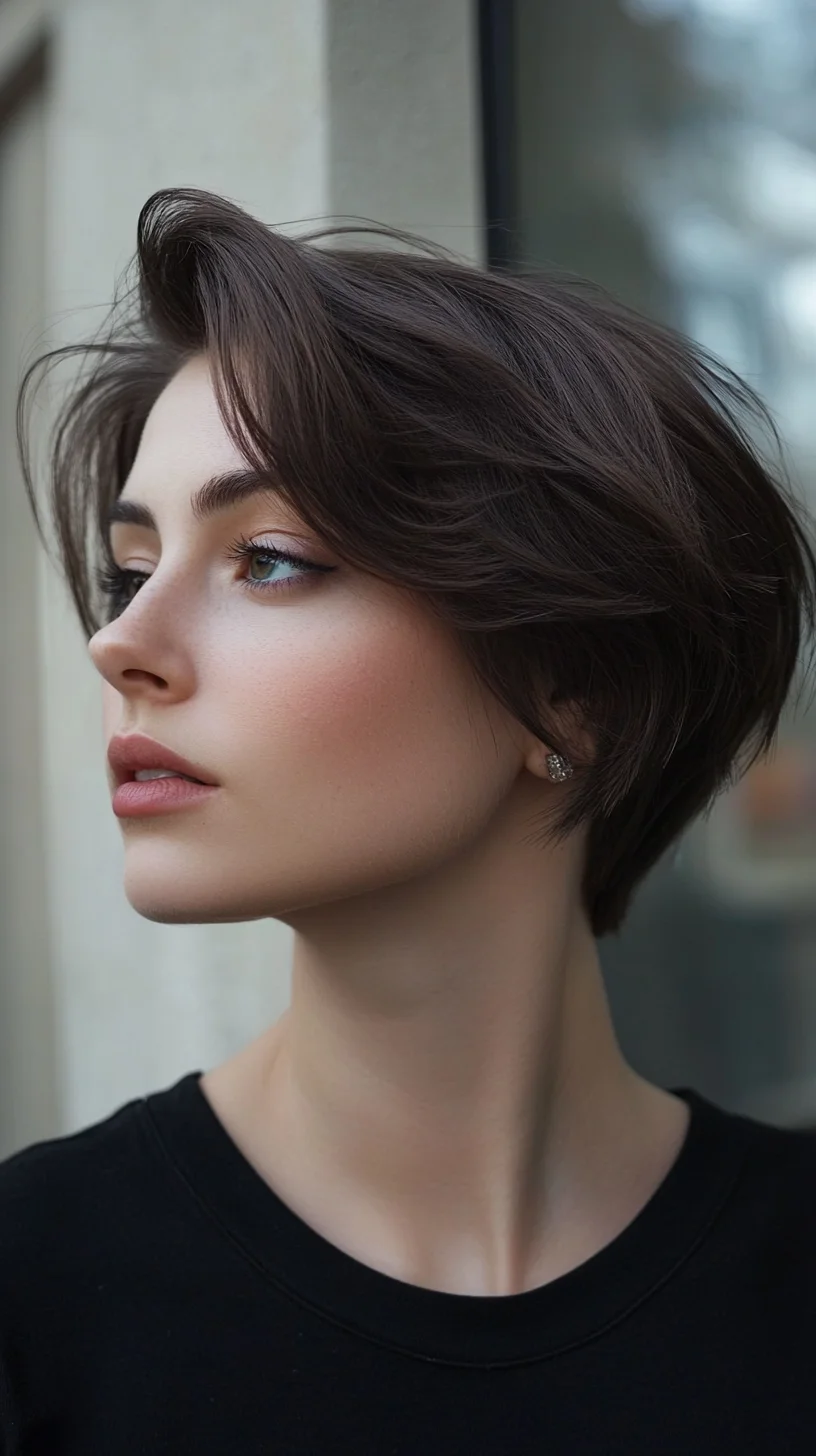 Effortlessly Chic: The Versatile Textured Pixie Cut