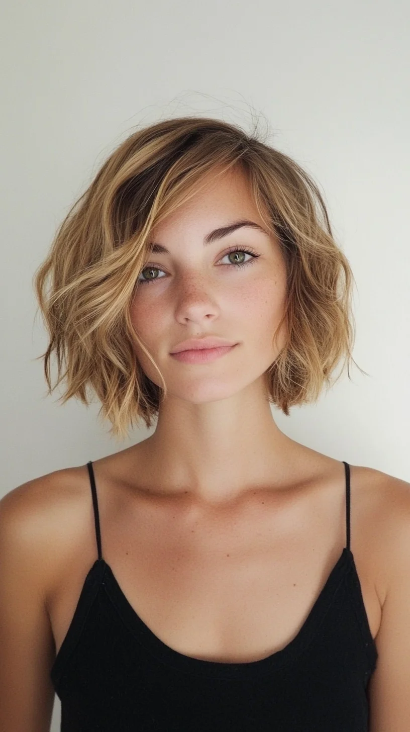 Effortlessly Chic: The Wavy Bob that's Perfect for Every Occasion!