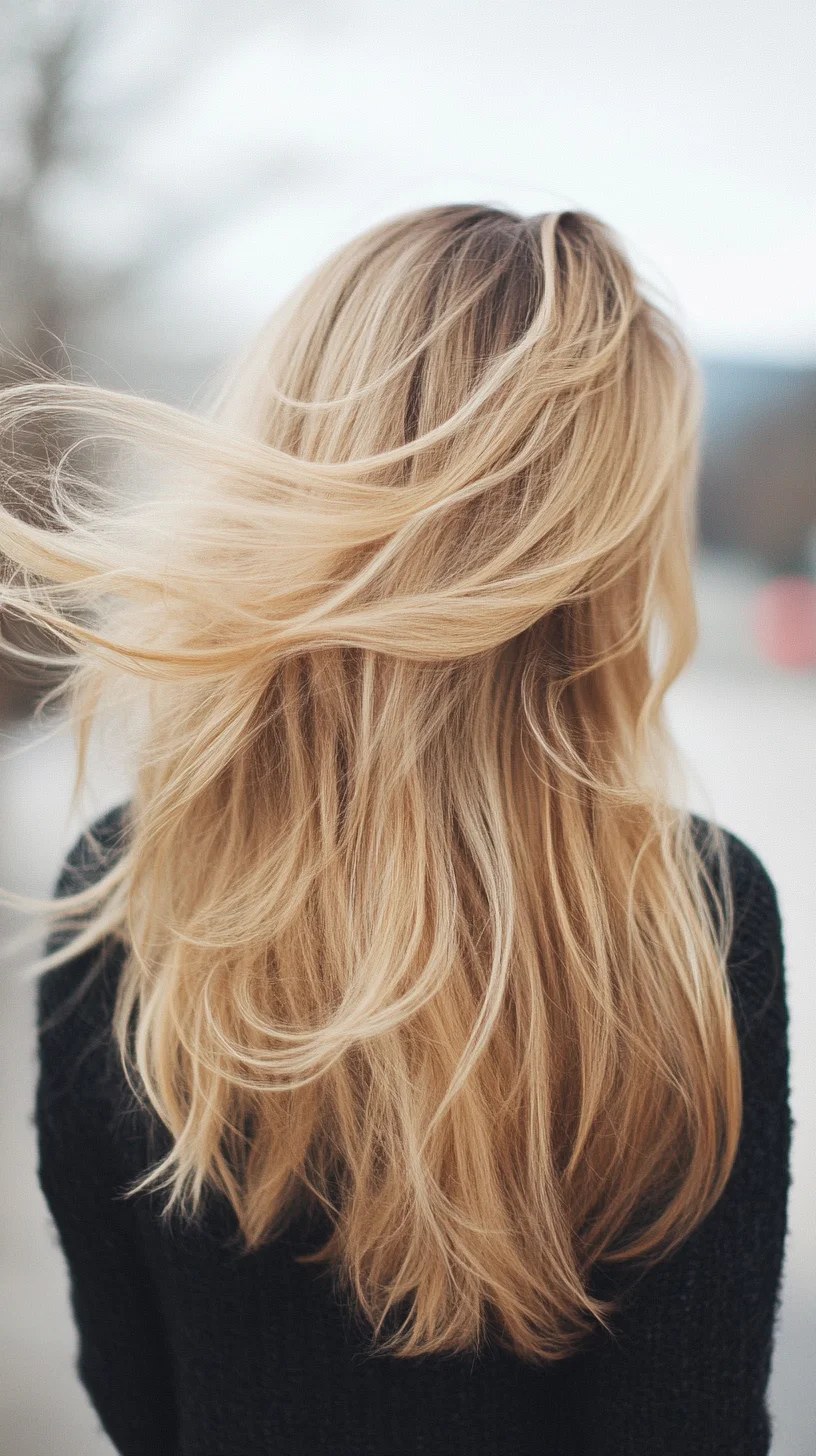 Effortlessly Chic: The Windswept Layered Hair