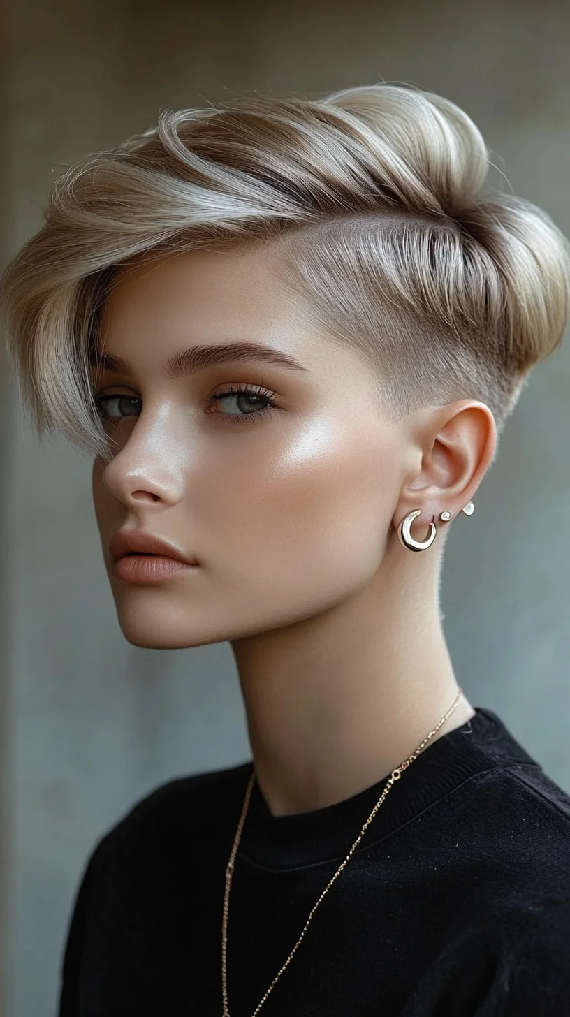 Effortlessly Chic Undercut Bob: The Ultimate Blend of Edgy and Elegant