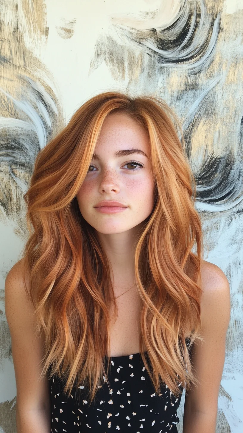 Effortlessly Chic: Warm Copper Waves Perfect for All Occasions