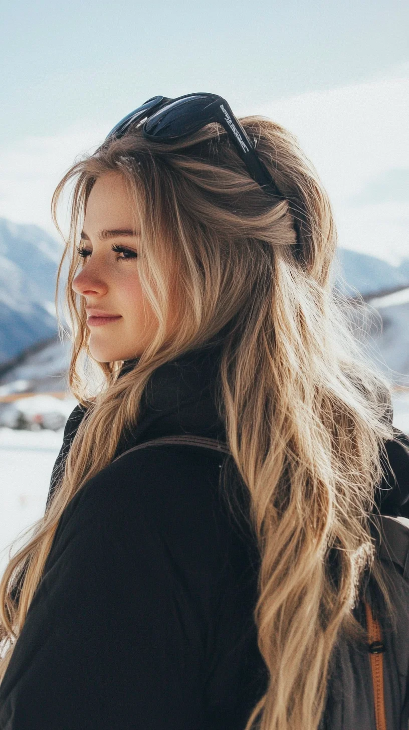 Effortlessly Chic Waves: The Perfect Winter Hairstyle