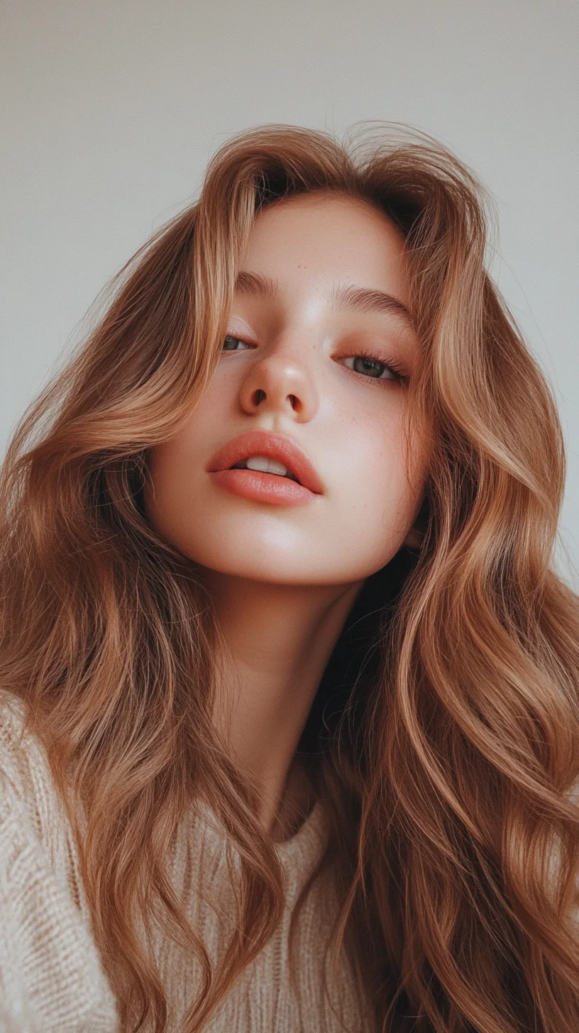 Effortlessly Chic Waves: The Ultimate Casual Glam Hairdo