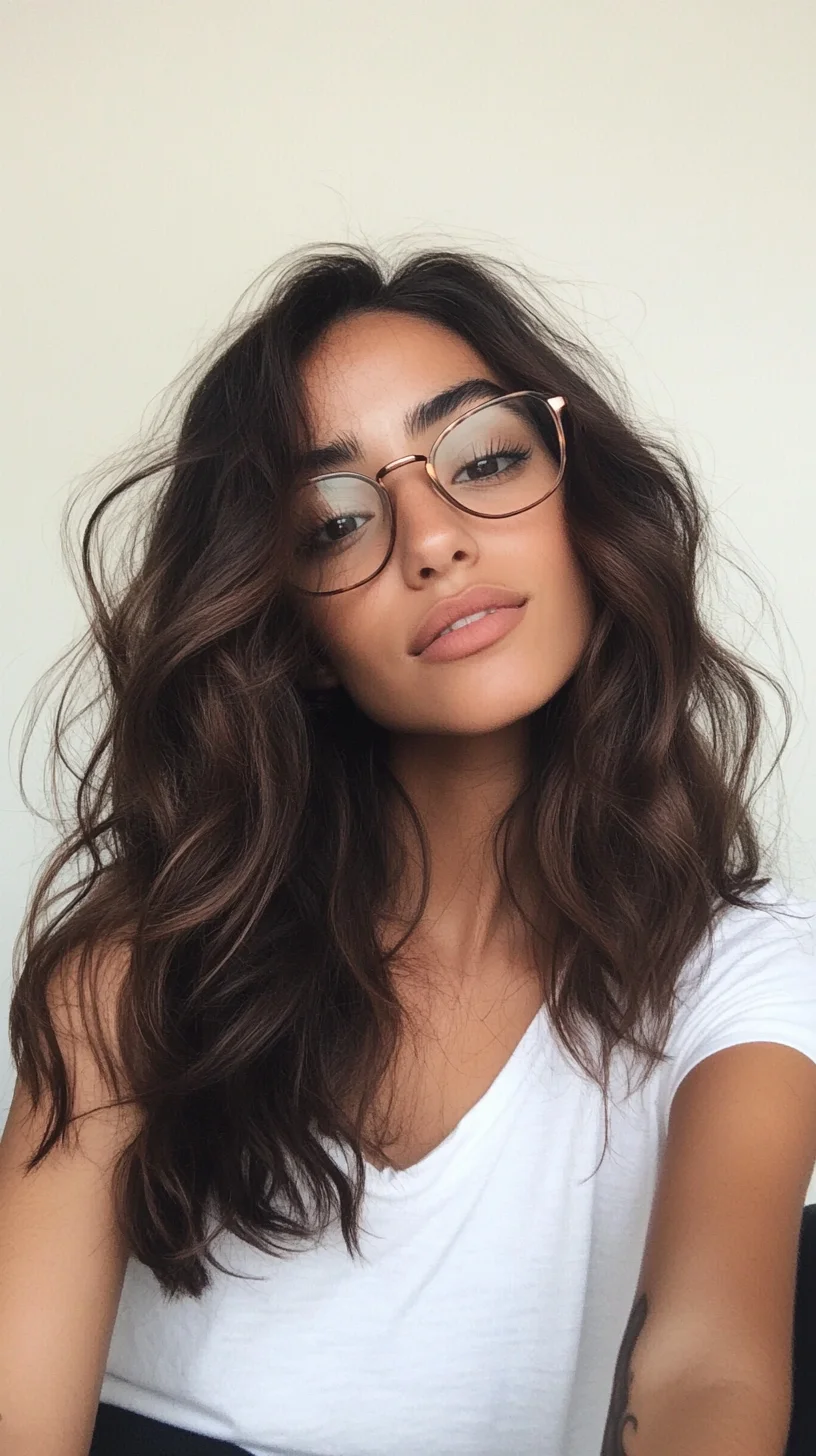 Effortlessly Chic Waves: The Ultimate Casual Glam Look